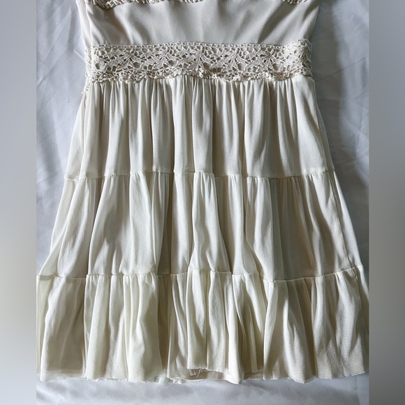As U Wish White Lace A-Frame Mini Dress Size Small - Picture 7 of 12